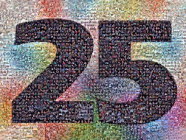 Fotomosaico de Aniversarios