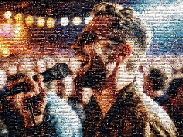 Fotomosaico de Artistas