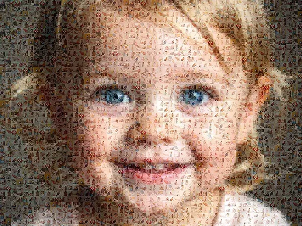 Fotomosaico de Bebés