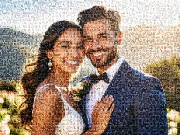 Fotomosaico de Bodas